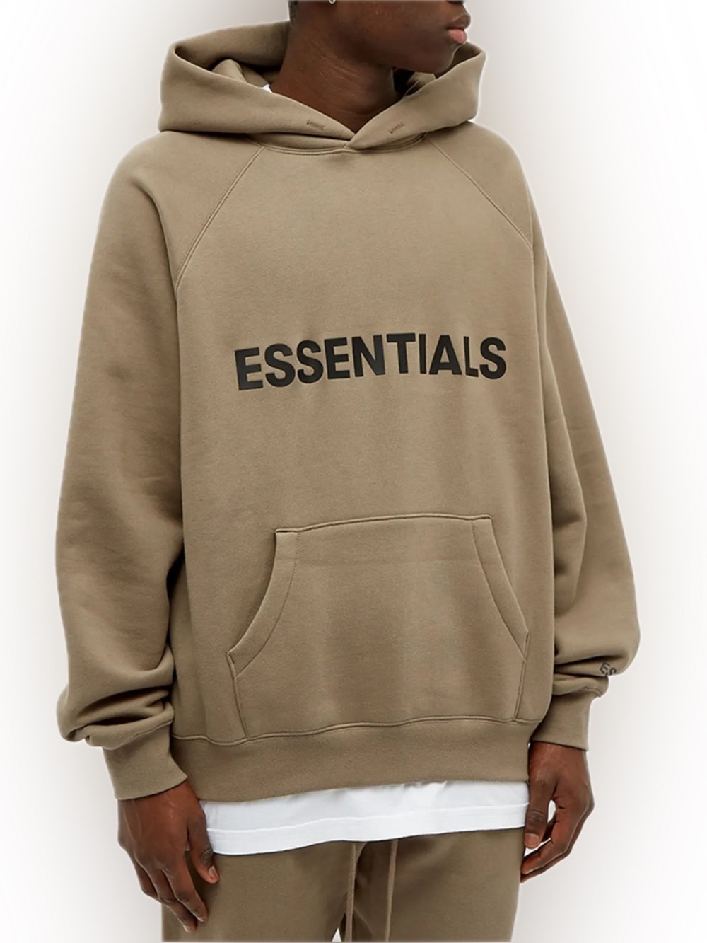 Essentials Fear of God Hoodie in Taupe